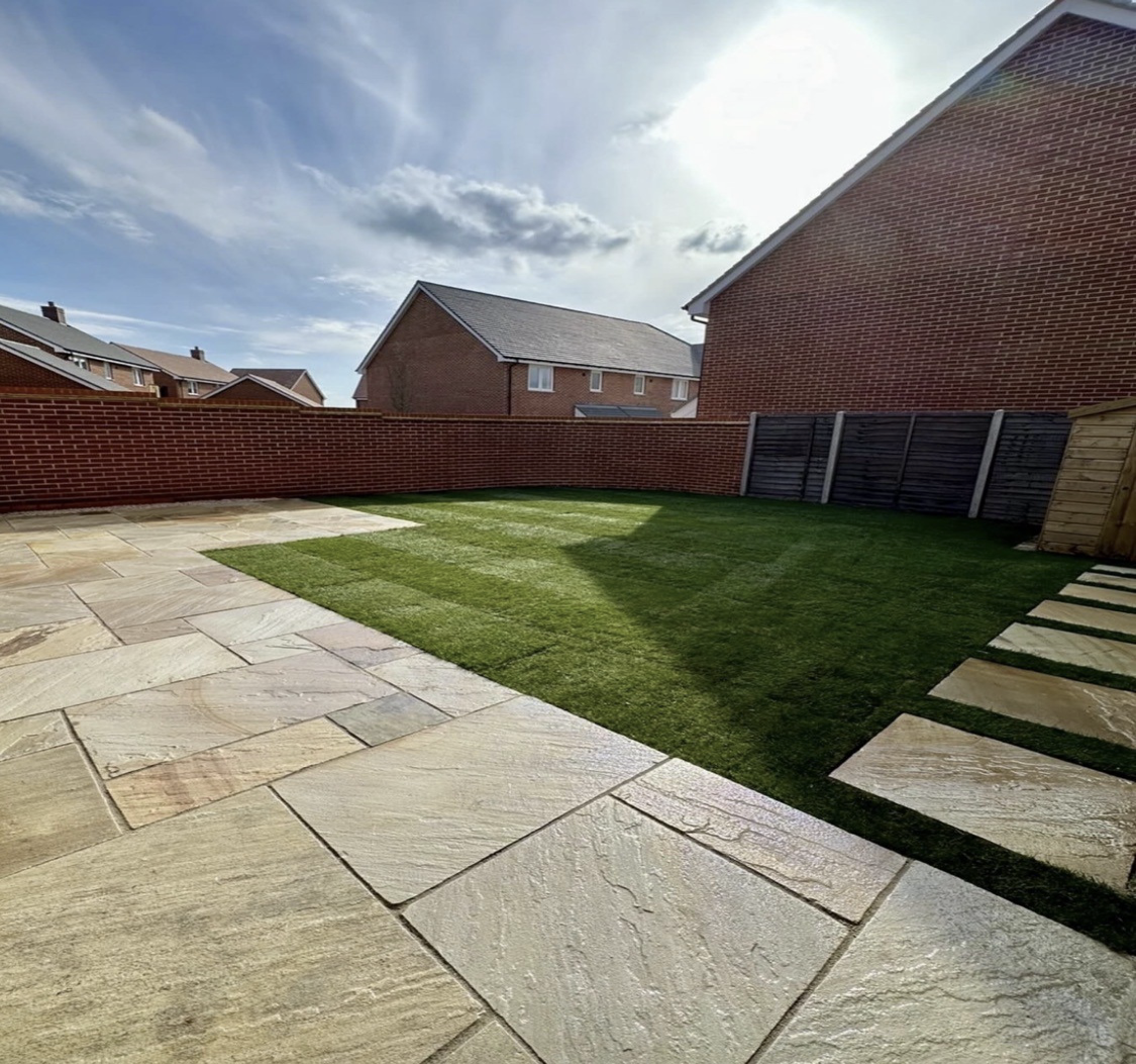 Completed external works by Applewood Construction